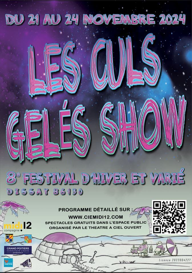 Les Culs Geles Show, affiche 2024