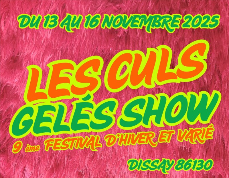 Affiche des Culs Gelés Show 2025